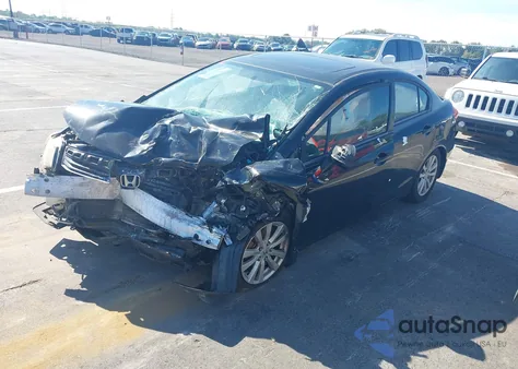 2012 Honda Civic Ex из США, поврежденный, VIN 19XFB2F83CE030652